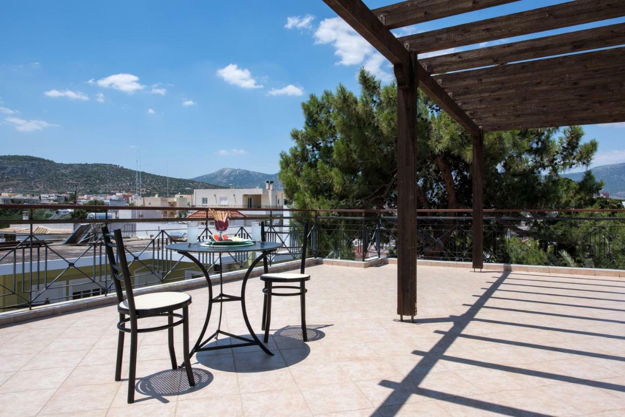 Top Floor Modern Studio In Central Koropi Daire Dış mekan fotoğraf